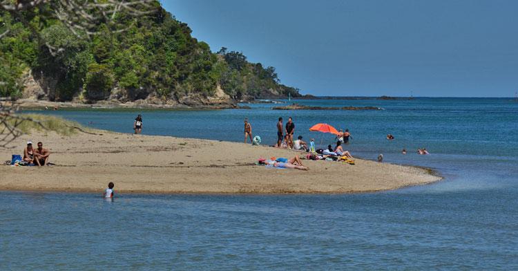 Picnic on the sandbar