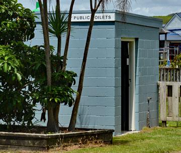 Public toilets next to the Community Hall