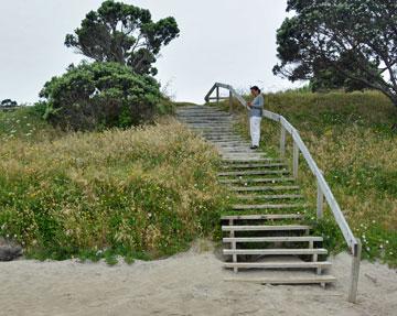 Access from the beach