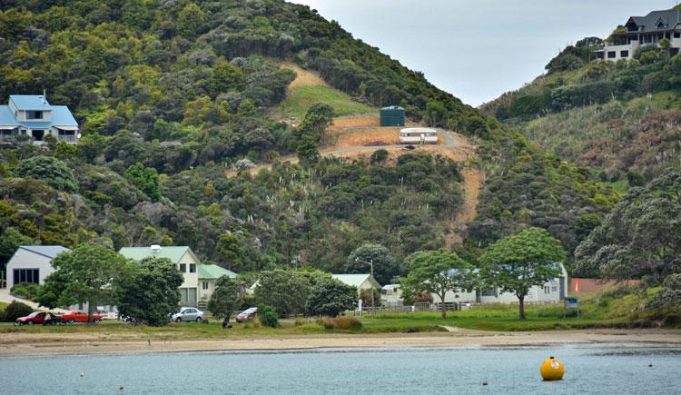 View across the bay