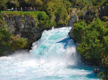 Listen to the thunder of the Huka Falls