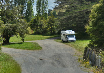 Parking in the reserve