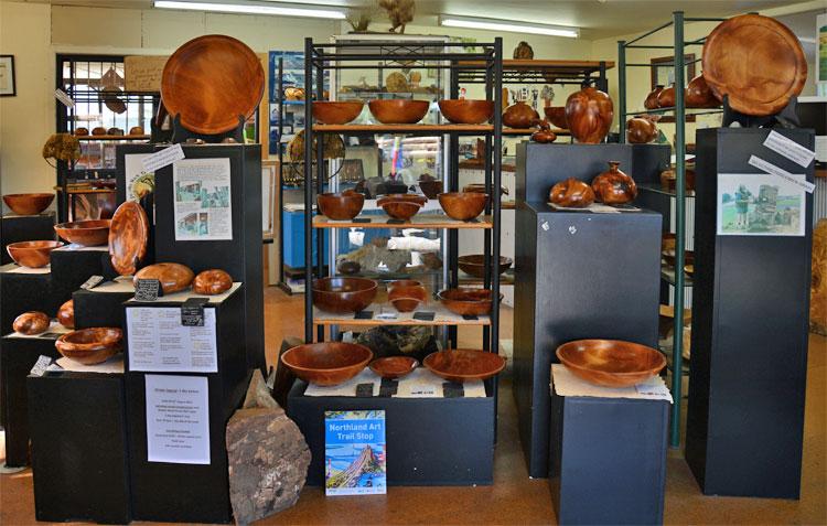 Display of Kauri Bowls