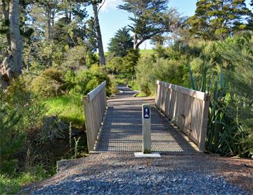 Entrance to the walkway