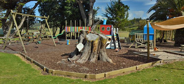 Large playground for the kids