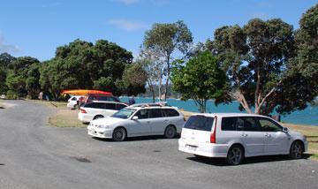 Car park area along the water front