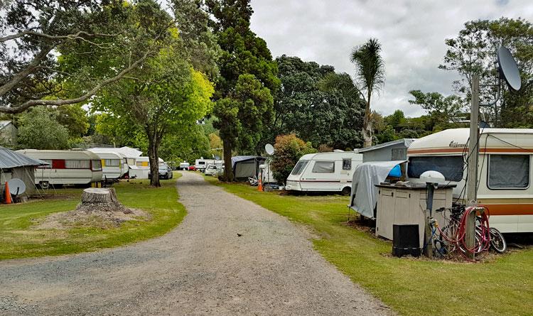 Campsite parking