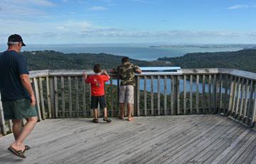 View from the top deck