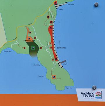 Map of the reserve