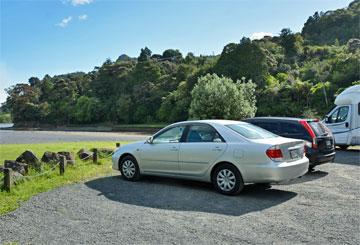 Carpark overlooking the bay