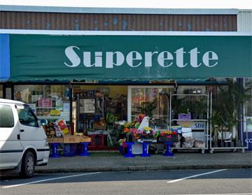 Superette across the road