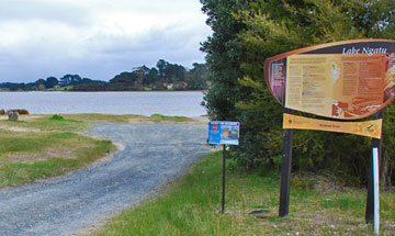 Entrance to Lake Ngatu