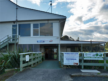Entrance to the club rooms