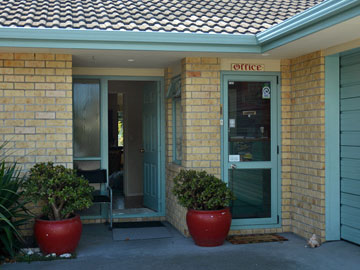 Entrance to the office