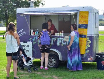 Refreshments at the Gypsy Travellers Fair