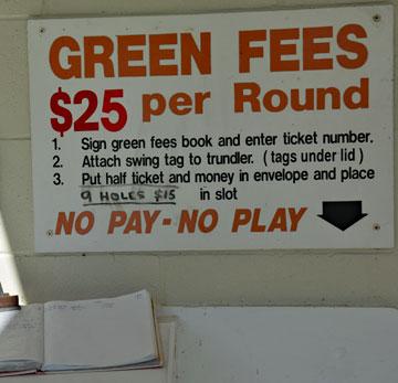 Green fees