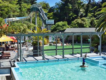 Main pool and water slide