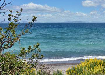 Lake Taupo from the parking area