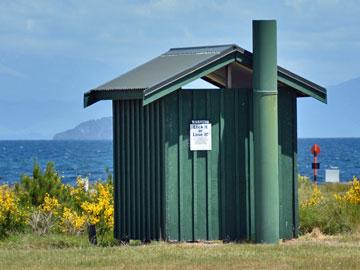 DOC long drop toilet