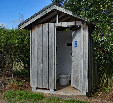 Small public toilet