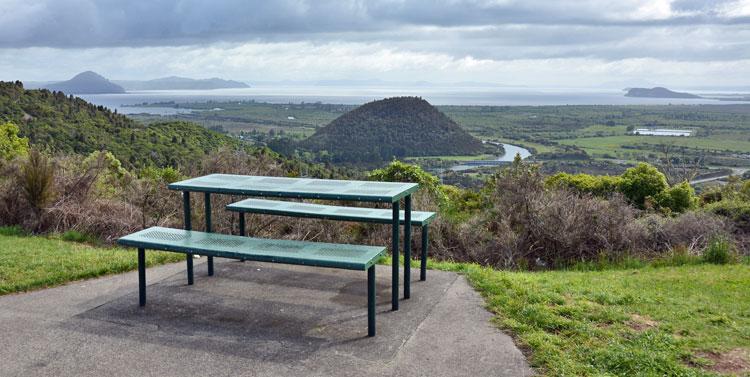 View out over towards Lake Taupo