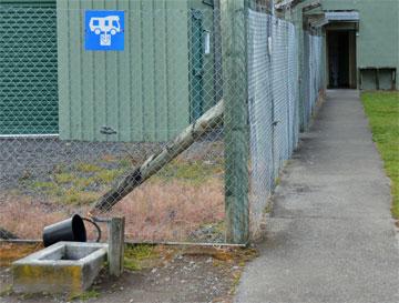 The public dump station and path to the toilet