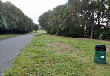 On-grass parking