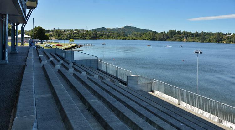 Empty grandstand