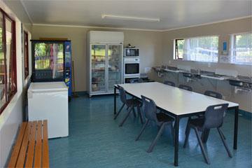 Campsite dining area