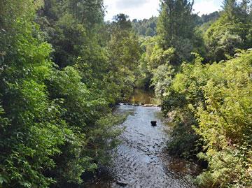 River and source of fresh water