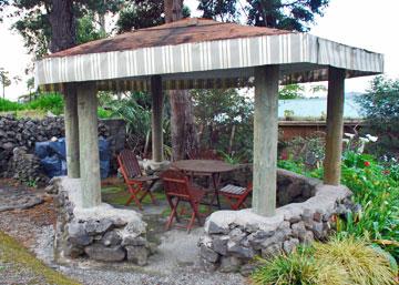 Covered outdoor dining