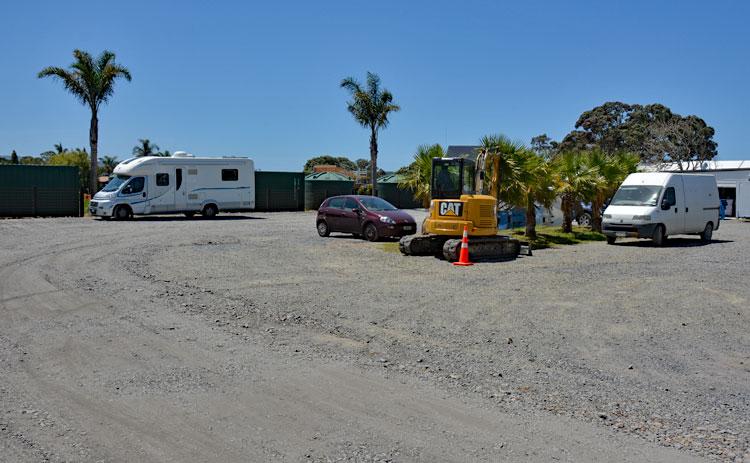 Tavern parking area