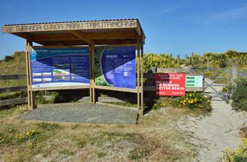 Entrance to Bream Bay beach