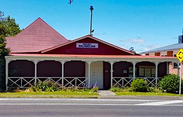 Waiuku Museum across the road