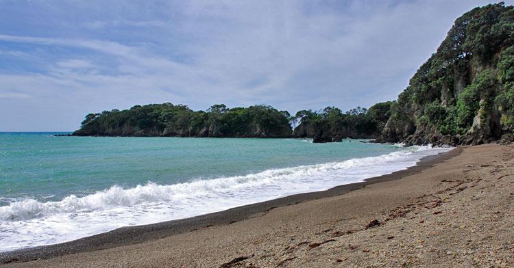 Golden sand beach