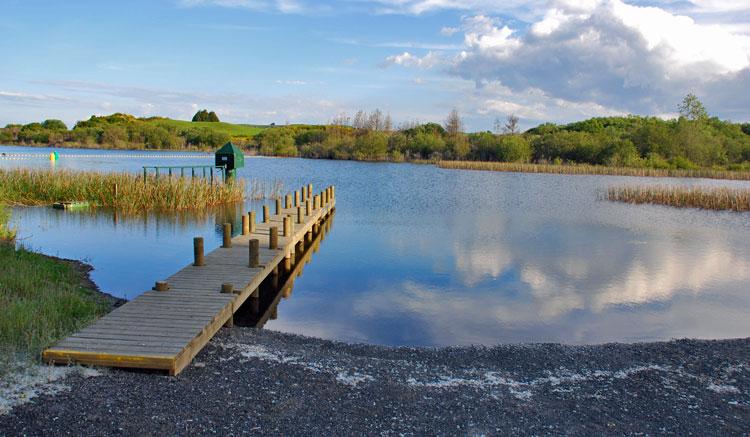 Reflections along the jetty