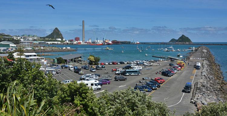 View over Lee Breakwater