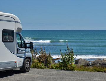 Beachfront parking