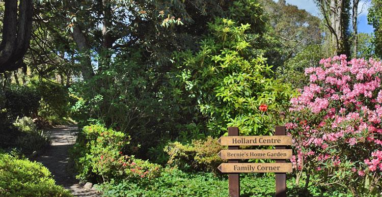 Entrance to the gardens