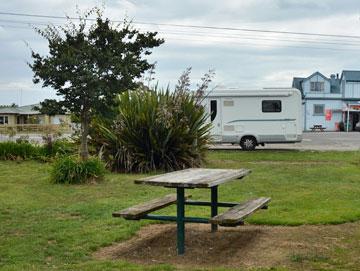 Parking alongside the reserve