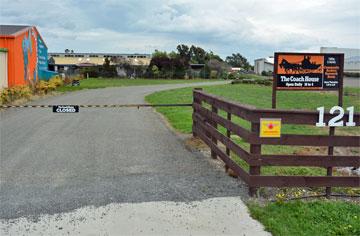 The entrance to the museum