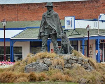 Statue opposite the service station