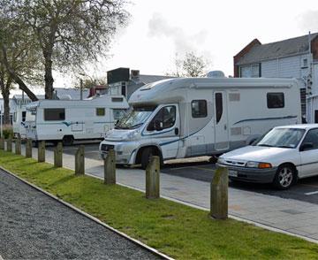 River front parking