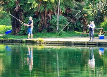 Fishing for salmon