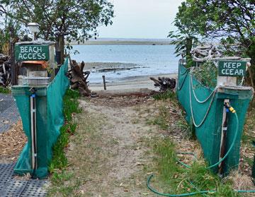 Beach Access from the powered sites