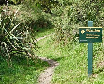 Access to the river for water