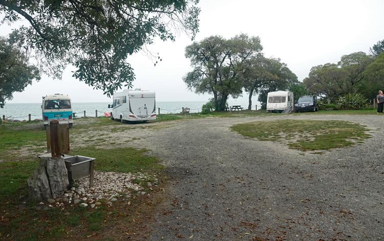 Campsite parking