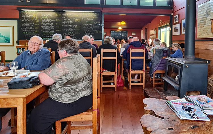 Busy dinner in the restaurant