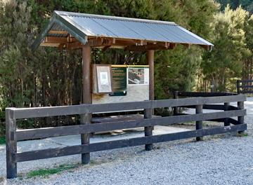 Teetotal campsite kiosk for paying camping fees