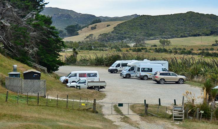 Wharariki Beach Carkpark